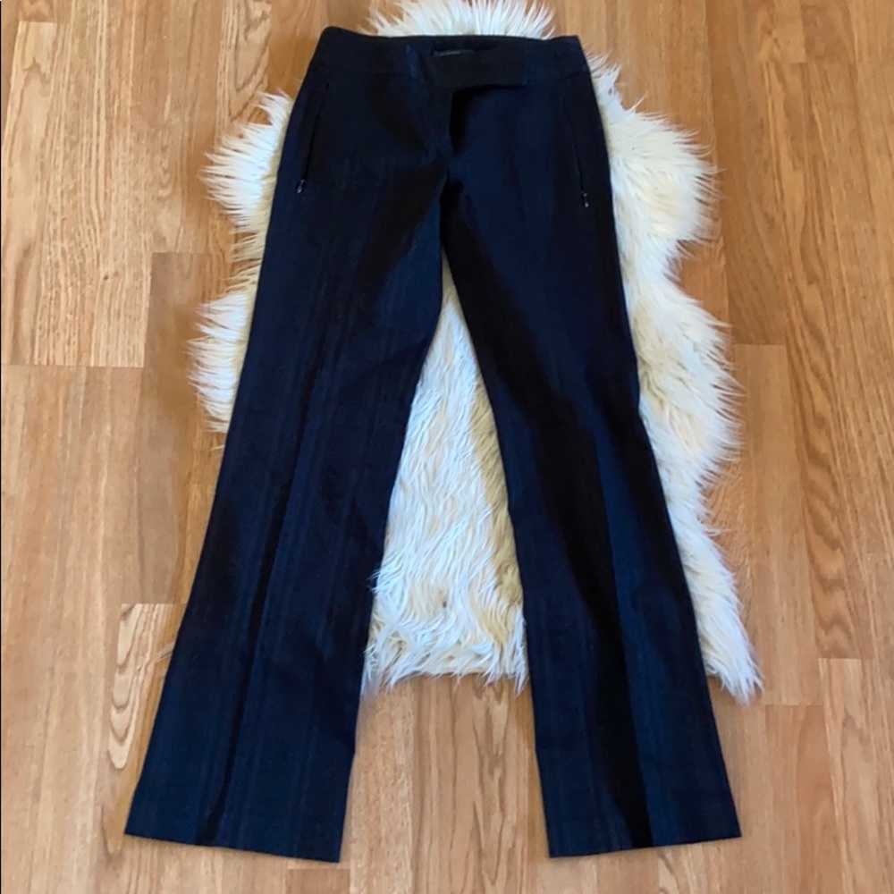 Pattern black pants